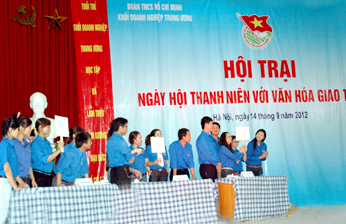 Ngày hội thanh niên với văn hóa giao thông